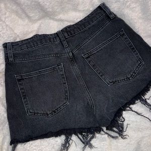 Forever 21 black jean shorts